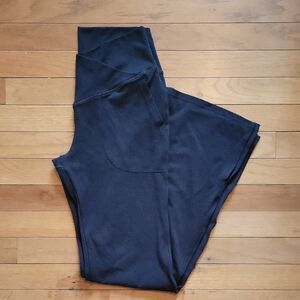 Halara Flare Split Black Pants